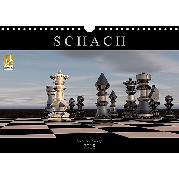 SCHACH - Spiel der Könige (Wandkalender 2018 DIN A4 quer) Dieser erfolgreiche Kalender wurde dieses Jahr mit gleichen Bi, Renate Bleicher