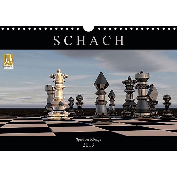 SCHACH - Spiel der Könige (Wandkalender 2019 DIN A4 quer), Renate Bleicher