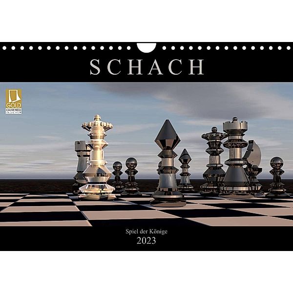 SCHACH - Spiel der Könige (Wandkalender 2023 DIN A4 quer), Renate Bleicher