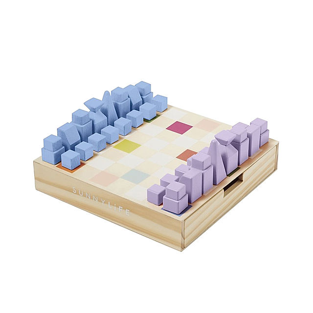 Schach und Dame-Spiel WOODEN in bunt kaufen | tausendkind.de