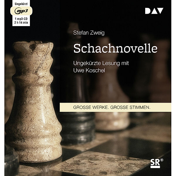 Schachnovelle,1 Audio-CD, 1 MP3, Stefan Zweig