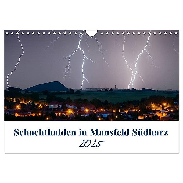 Schachtanlagen in Mansfeld Südharz (Wandkalender 2025 DIN A4 quer), CALVENDO Monatskalender, Calvendo, Steffen Gierok