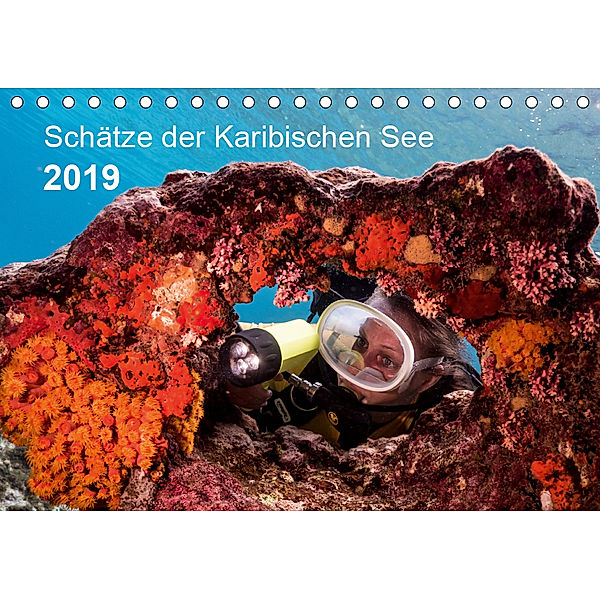 Schätze der Karibischen See (Tischkalender 2019 DIN A5 quer), Yvonne Kühnast