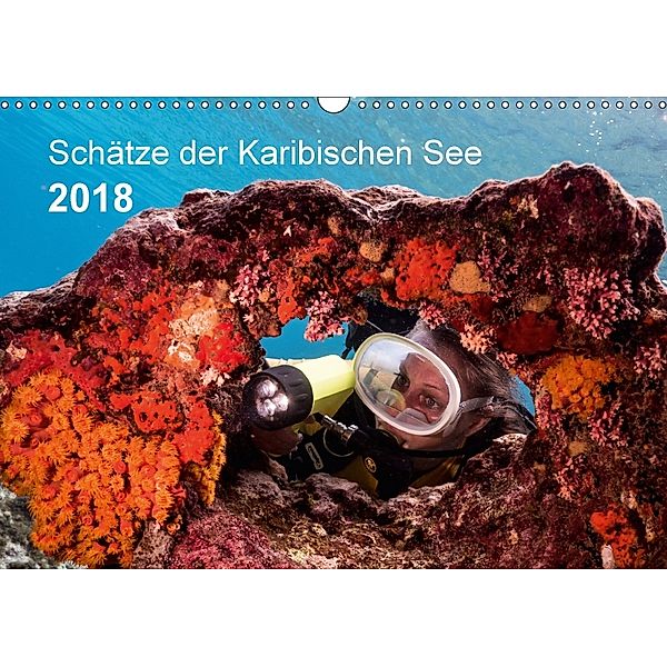 Schätze der Karibischen See (Wandkalender 2018 DIN A3 quer), Yvonne Kühnast, Tilo Kühnast, naturepics