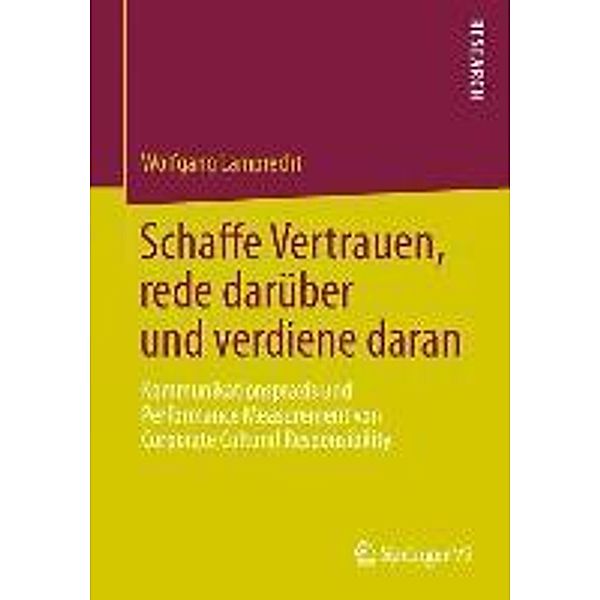 Schaffe Vertrauen, rede darüber und verdiene daran, Wolfgang Lamprecht