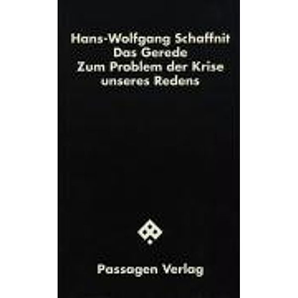 Schaffnit, H: Gerede, Hans-Wolfgang Schaffnit