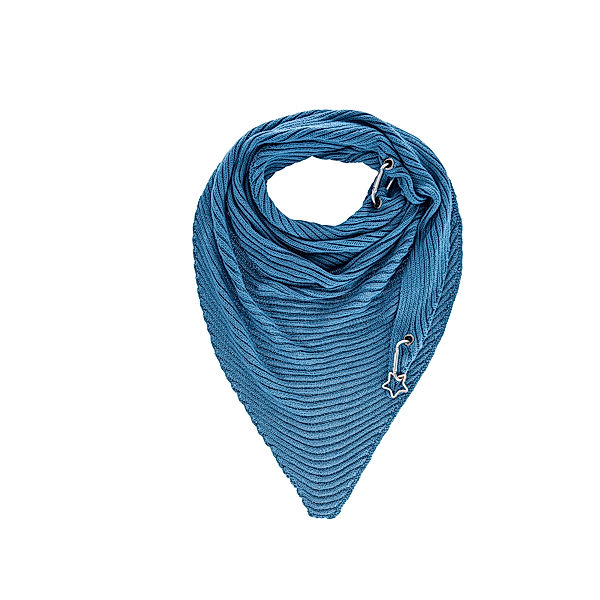 Schal Trasa aus Baumwolle, 155x75 cm (Farbe: rauchblau)