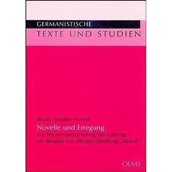 Schaller-Fornoff, B: Novelle und Erregung, Branka Schaller-Fornoff
