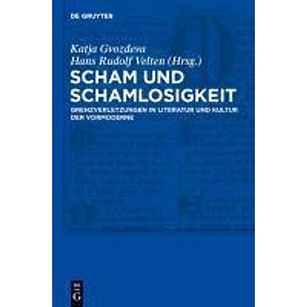 Scham und Schamlosigkeit / Trends in Medieval Philology Bd.21