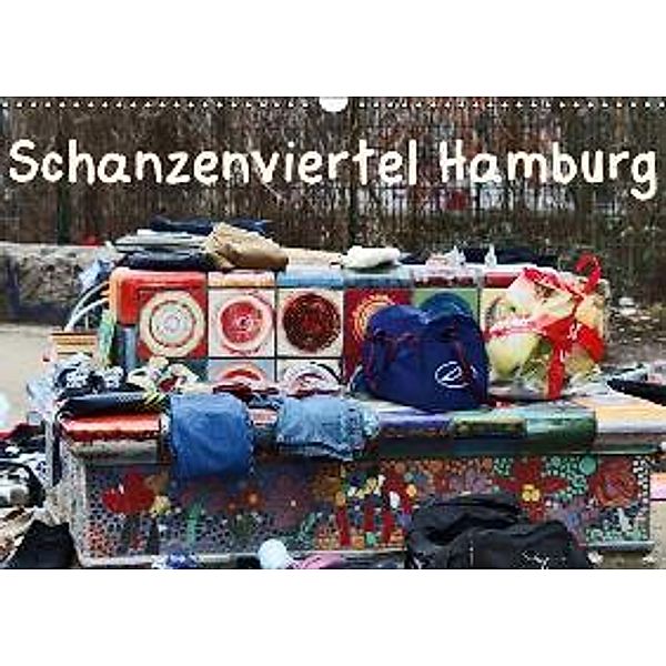 Schanzenviertel Hamburg (Wandkalender immerwährend DIN A3 quer), Ronald Schauer
