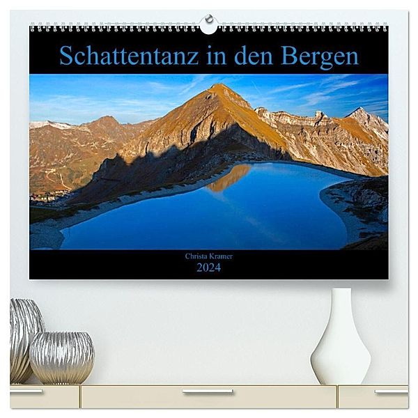 Schattentanz in den Bergen (hochwertiger Premium Wandkalender 2024 DIN A2 quer), Kunstdruck in Hochglanz, Christa Kramer