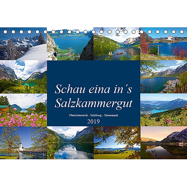Schau eina in's Salzkammergut (Tischkalender 2019 DIN A5 quer), Christa Kramer