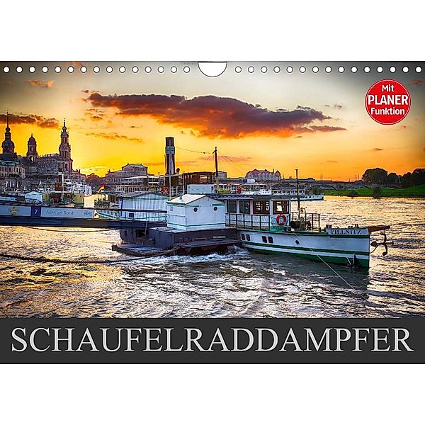 Schaufelraddampfer (Wandkalender 2023 DIN A4 quer), Dirk Meutzner