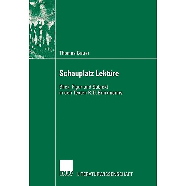Schauplatz Lektüre / Literaturwissenschaft, Thomas Bauer