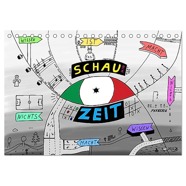SchauZeit (Tischkalender 2024 DIN A5 quer), CALVENDO Monatskalender, A.d.