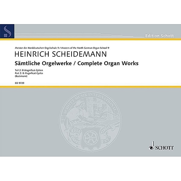 Scheidemann, H: Sämtliche Orgelwerke