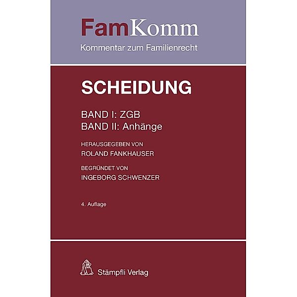 Scheidung / FamKomm, Aeschlimann Sabine, Bachofner Eva, Bähler Daniel, Bleichenbacher Viola