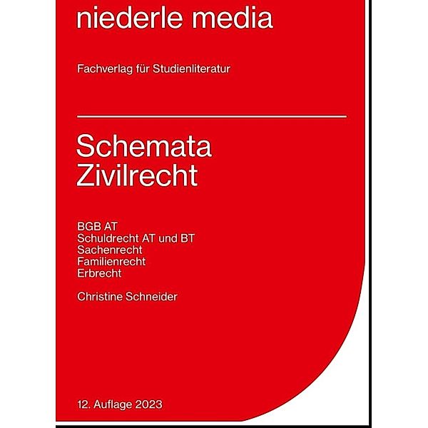 Schemata Zivilrecht - Karteikarten - 2023, Christine Schneider