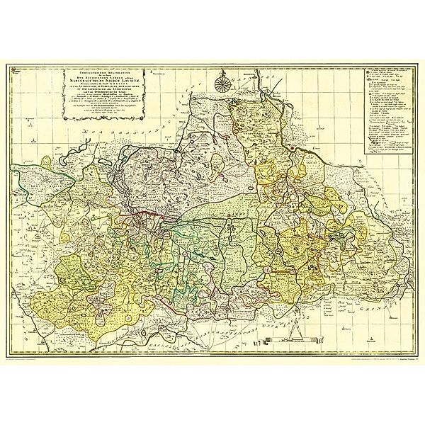 Schenck, P: MARKGRAFSCHAFT NIEDERLAUSITZ 1757, Peter Schenck