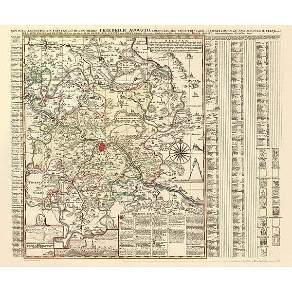 Schenk, P: Historische Karte: Amt Dresden, Peter Schenk