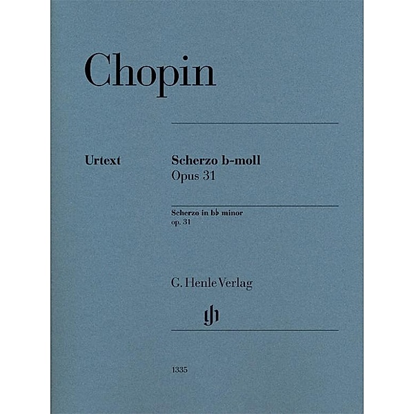 Scherzo Nr. 2 b-moll op. 31, für Klavier zu zwei Händen, Frédéric Chopin - Scherzo b-moll op. 31