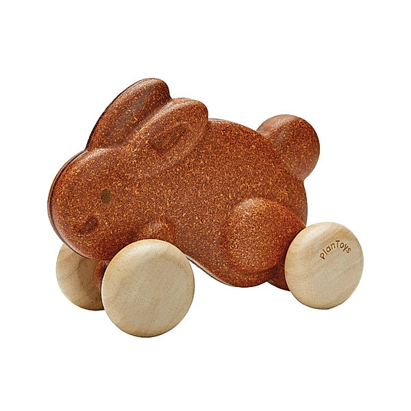 Plan Toys Schiebetier HASE in braun