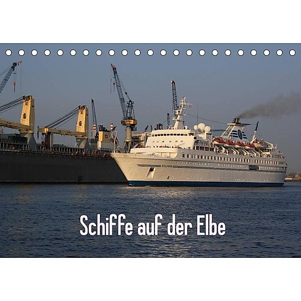 Schiffe auf der Elbe (Tischkalender 2023 DIN A5 quer), Andre Simonsen/Hamborg-Foto