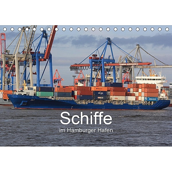 Schiffe im Hamburger Hafen (Tischkalender 2021 DIN A5 quer), Andre Simonsen / Hamborg-Foto