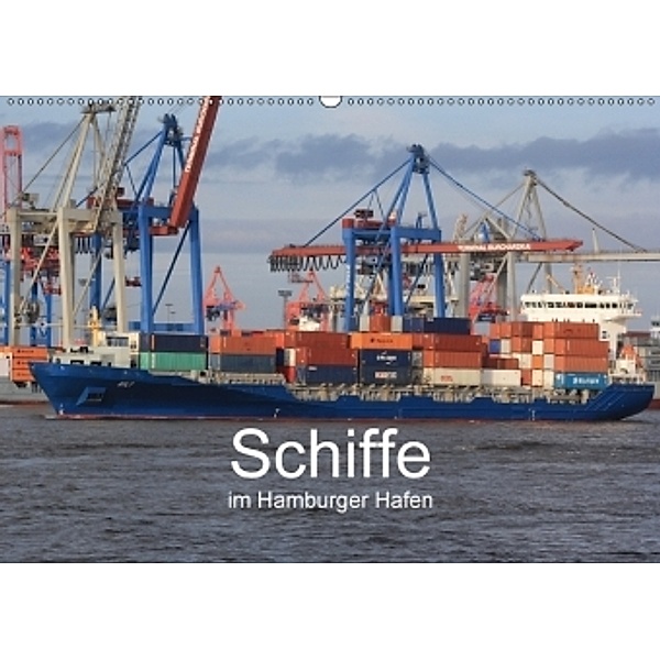Schiffe im Hamburger Hafen (Wandkalender 2017 DIN A2 quer), Andre Simonsen