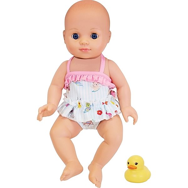 Schildkröt Kids Badepuppe ''Girl'' mit Mini-Ente, ca. 30 cm, ab 10 Monate