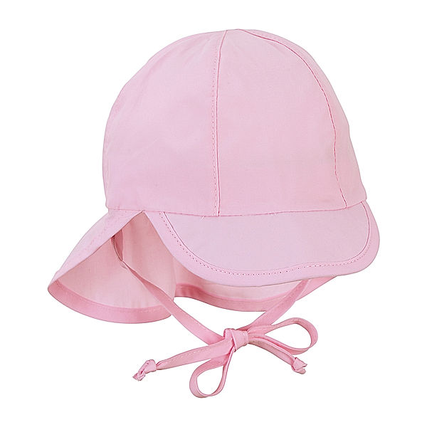 Sterntaler Schirmmütze BABY BASIC mit Nackenschutz in rosa