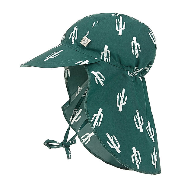 LÄSSIG Schirmmütze CACTUS mit Nackenschutz in green