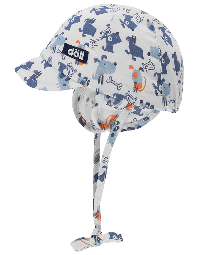 Schirmmütze DENIM STYLE – HUNDE mit Nackenschutz in bijou blue