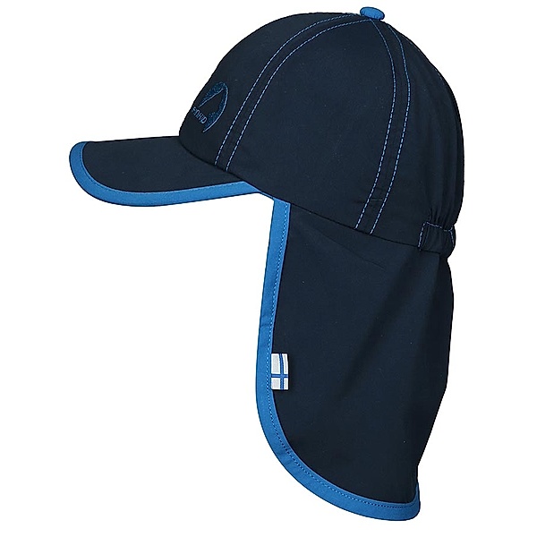 finkid Schirmmütze LAKKI mit Nackenschutz in navy/blue