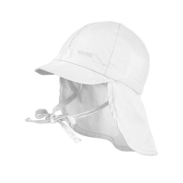 maximo Schirmmütze SAFE mit Nackenschutz in weiß