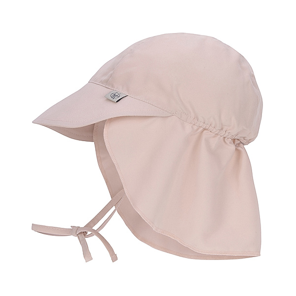 Lässig Schirmmütze UNICOLOR mit Nackenschutz in powder pink