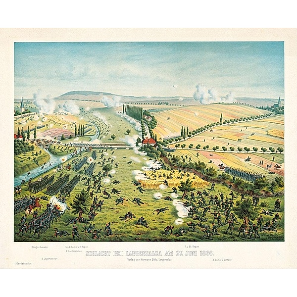Schlacht bei Langensalza am 27. Juni 1866