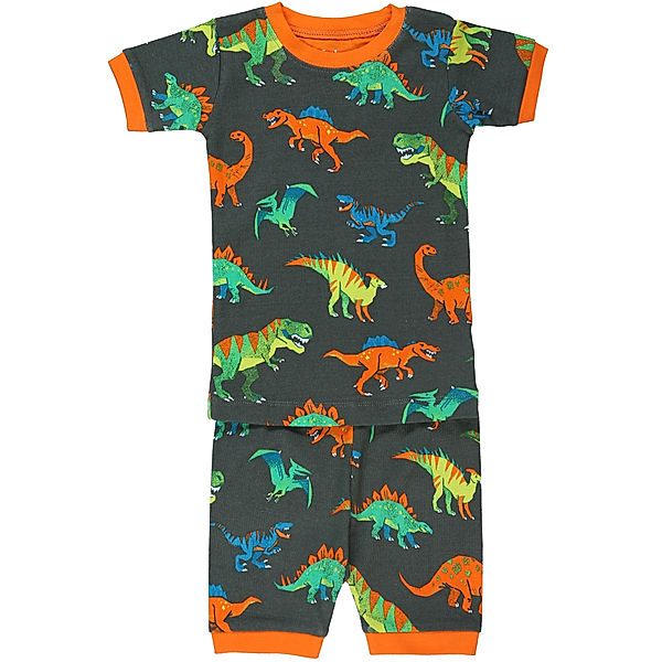 Hatley Schlafanzug BLOCK DINOS kurz in blue