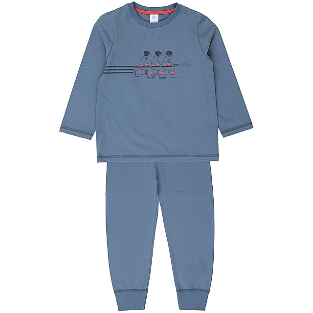 Schlafanzug FIRE MEN lang in blau kaufen | tausendkind.de