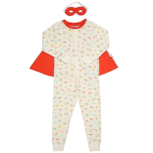 Petit Bateau Schlafanzug FIRMIN mit Schlafmaske in weiß/rot