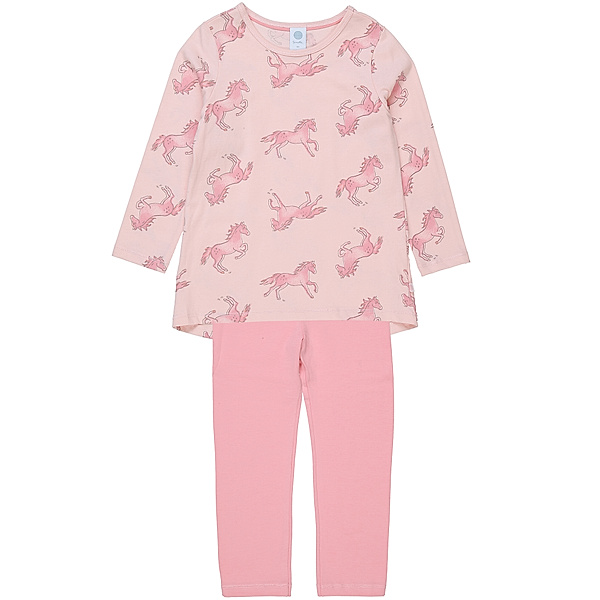 Sanetta Schlafanzug HORSES lang in rosa