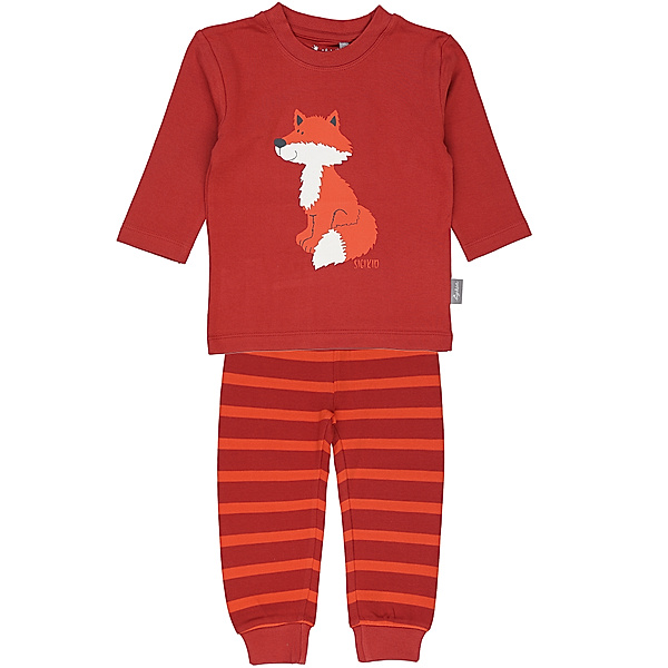 Sigikid Schlafanzug LITTLE FOX lang in rot