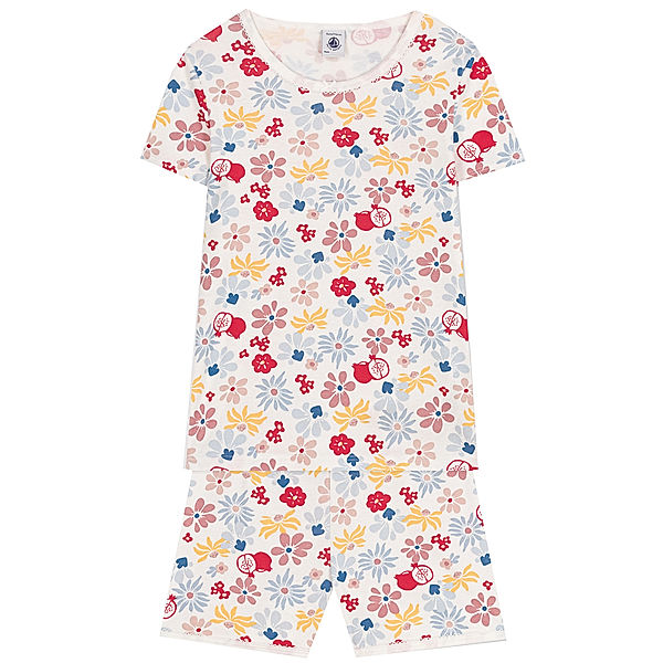 Petit Bateau Schlafanzug MANOIR FLOWER kurz in bunt