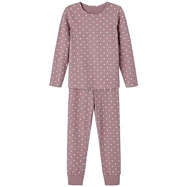 name it Schlafanzug NKFNIGHTSET - DOT in elderberry