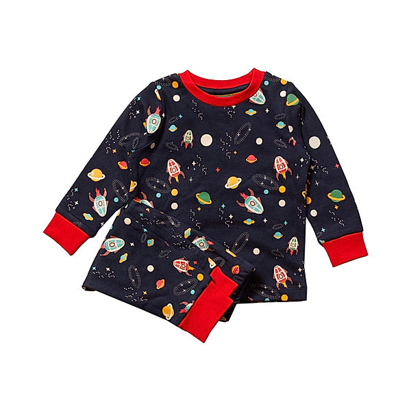 Little Green Radicals Schlafanzug OUTER SPACE in navy