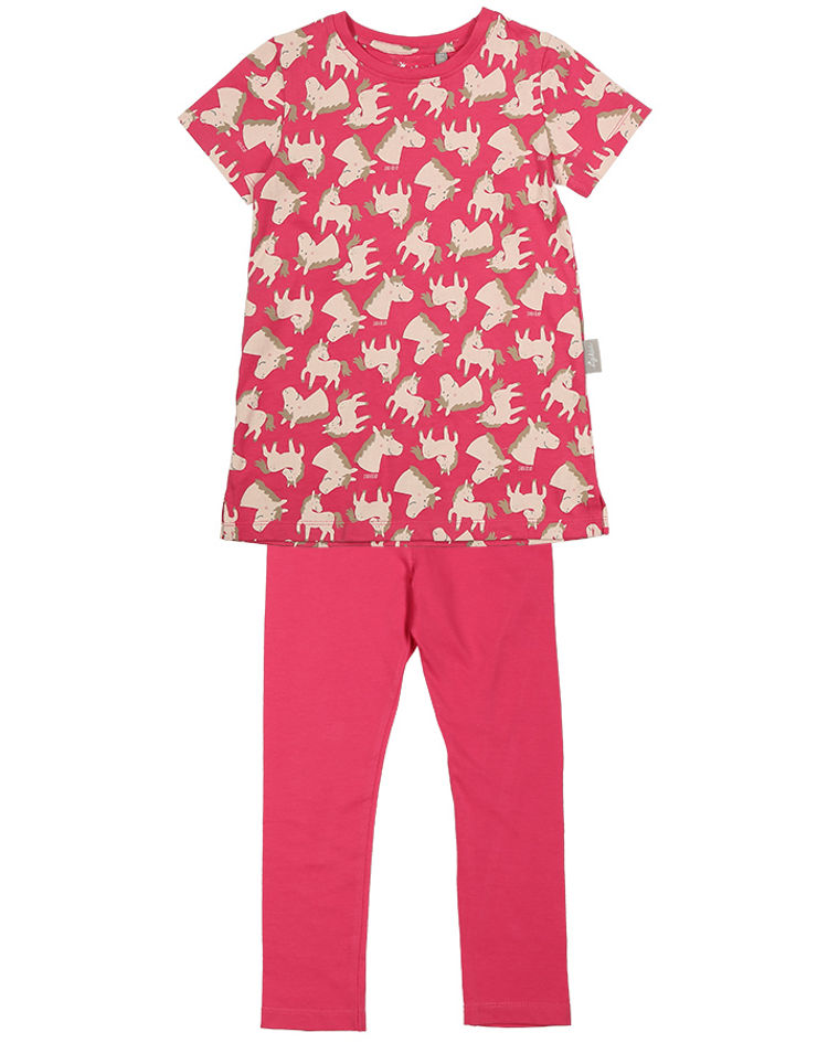 Schlafanzug PFERD lang in pink jetzt bei Weltbild.ch bestellen