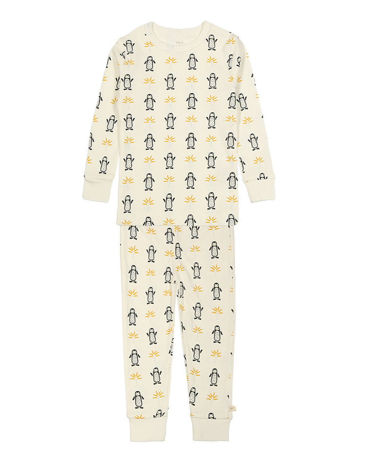 Schlafanzug PINGUIN in weiß kaufen | tausendkind.de