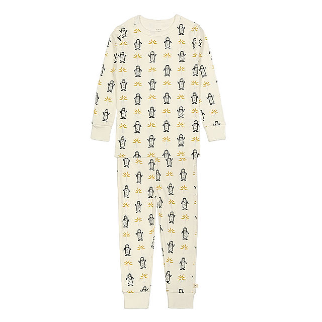 Schlafanzug PINGUIN in weiß kaufen | tausendkind.de