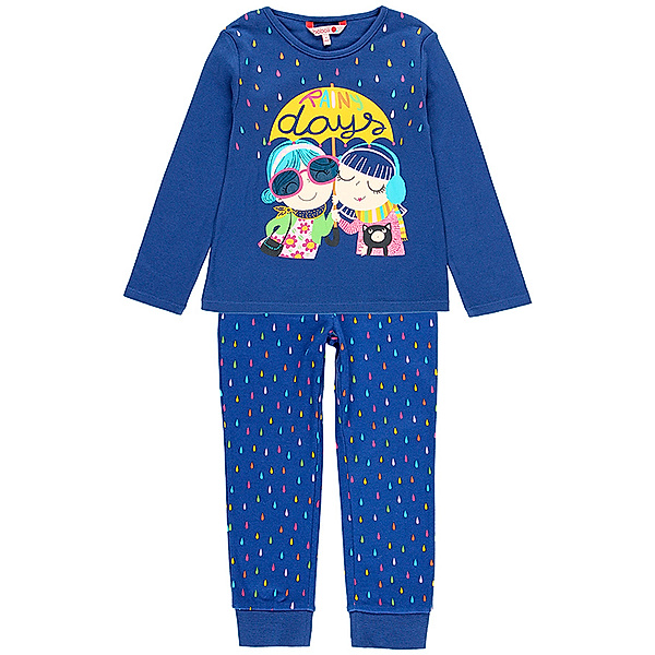 Boboli Schlafanzug RAINY DAYS 2-teilig lang in blau