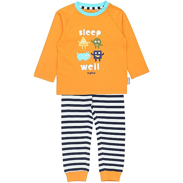 Sigikid Schlafanzug SLEEP WELL lang in orange